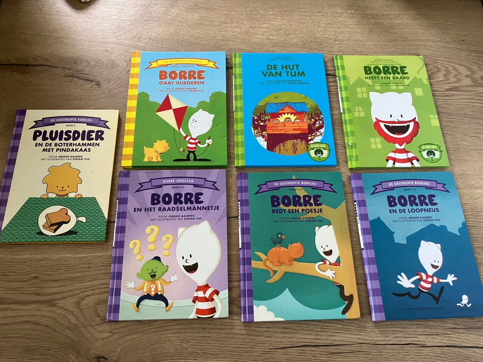 Borre leesboekje ( de gestreepte boekjes), Boeken, Kinderboeken | Kleuters, Ophalen of Verzenden, Zo goed als nieuw, Fictie algemeen