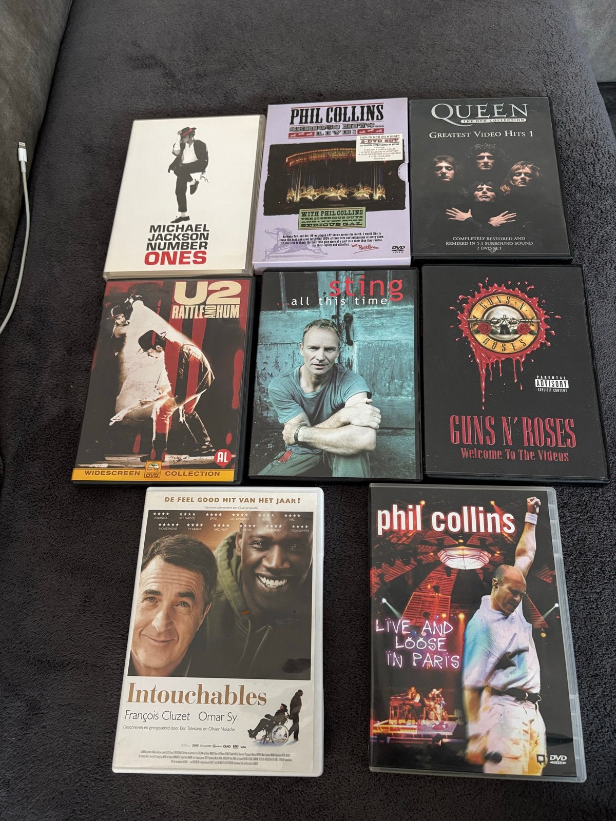 Diverse DVD Collectie: Michael Jackson, U2, Phil Collins, St, Alle leeftijden, Nederlands, Ophalen of Verzenden, Concert