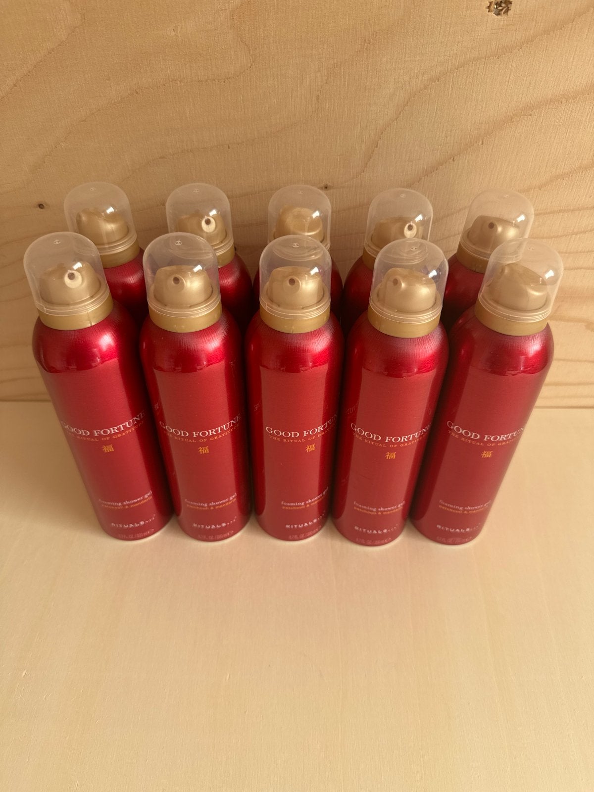 10x Rituals Good Fortune Foaming Shower Gel, Ophalen of Verzenden, Nieuw, Bad & Douche