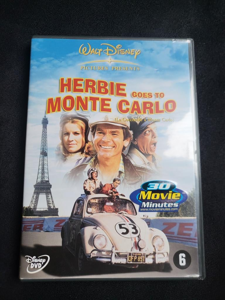 Herbie Goes to Monte Carlo - Disney DVD, Cd's en Dvd's, Dvd's | Komedie, Gebruikt, Overige genres, Vanaf 6 jaar, Ophalen of Verzenden