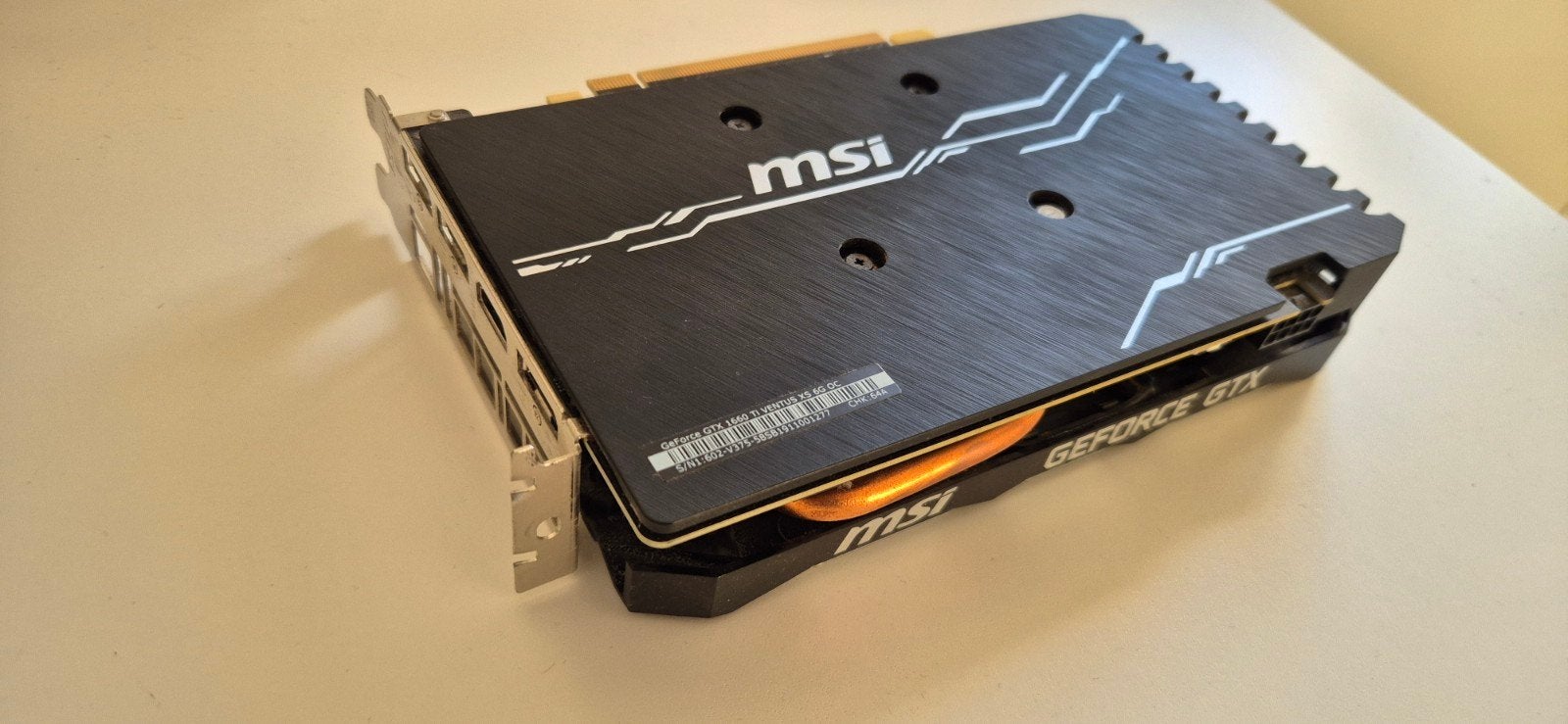 MSI GeForce GTX 1660 Ti VENTUS XS 6G OC Videokaart, Ophalen, PCI-Express 3, GDDR6, Zo goed als nieuw