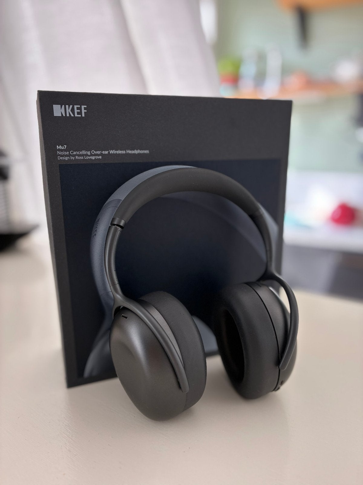KEF Mu7 Wireless Noise-Cancelling Headphones – Like New, Zo goed als nieuw, Over oor (circumaural), Draadloos, Ophalen