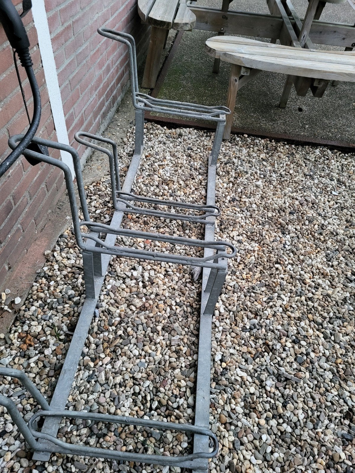 fietsenrek 4 fietsen, Fietsen en Brommers, Ophalen, Gebruikt