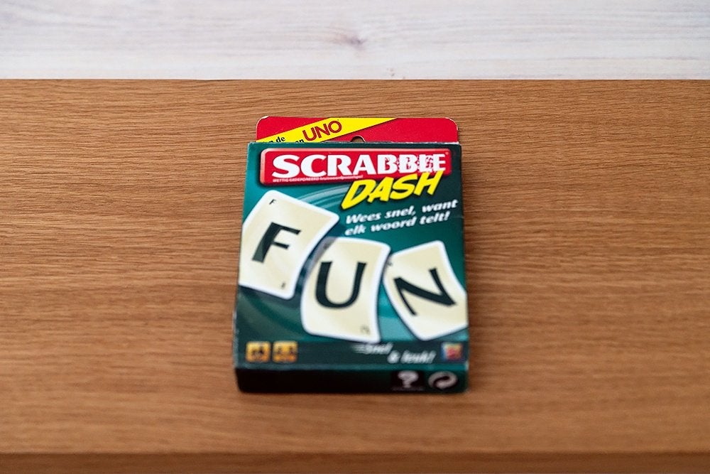 Scrabble Dash, Hobby en Vrije tijd, Een of twee spelers, Ophalen of Verzenden, Zo goed als nieuw