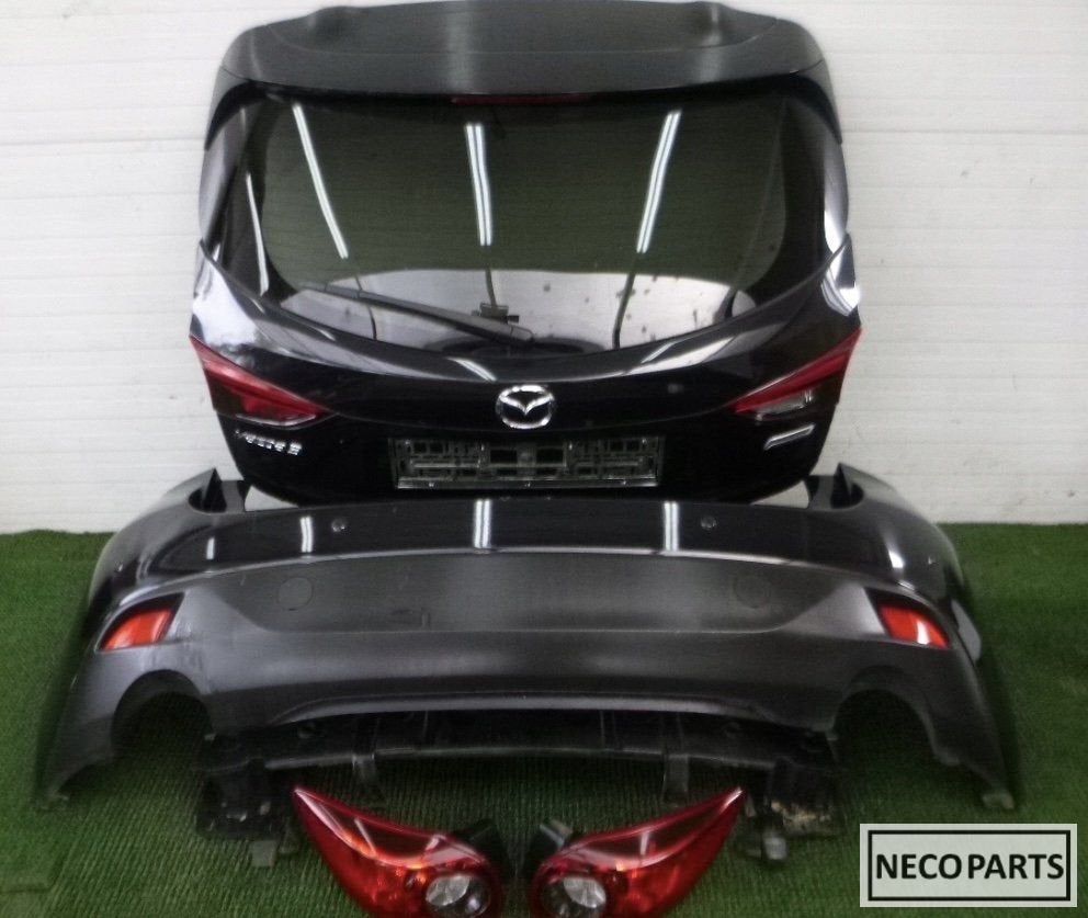 MAZDA 3 ACHTERBUMPER ACHTERKLEP KLEUR 41W ALLES LEVERBAAR, Gebruikt, -, -, Ophalen of Verzenden