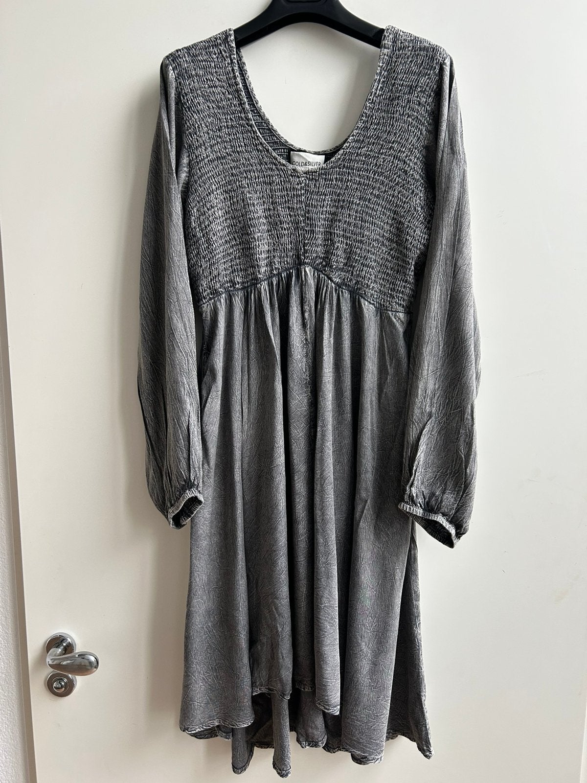GOLD AND SILVER jurk grijs stonewashed mt S/M, Kleding | Dames, Jurken, -, Verzenden, Parijs, Nieuw