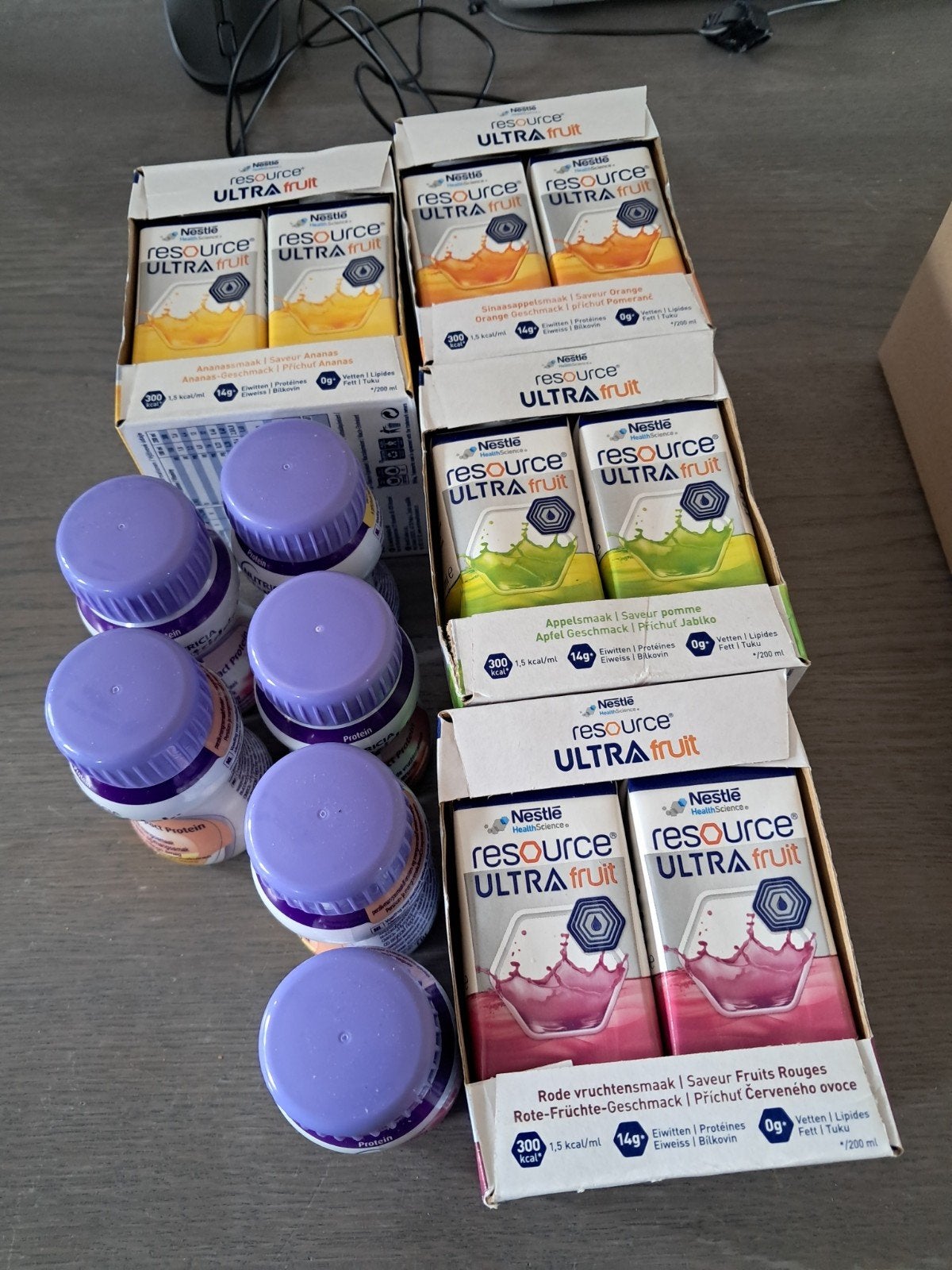 22 Flesjes/Pakjes Nutridrink Bijvoeding/Senioren Koopje!, Ophalen of Verzenden