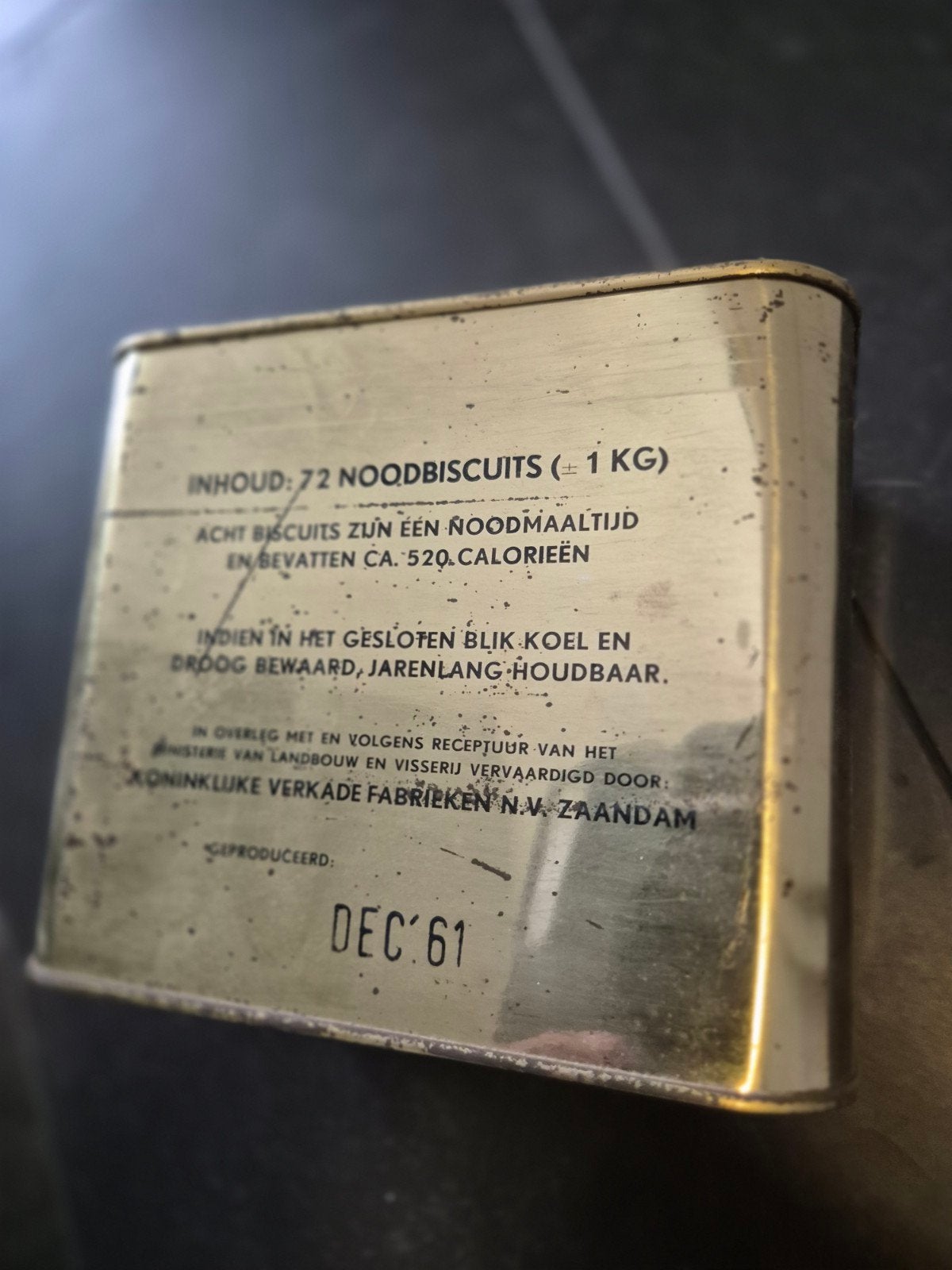 noodransoen  Verkade ..uit 1961, Verzamelen, Ophalen of Verzenden, Gebruikt, Koek(jes), Verkade