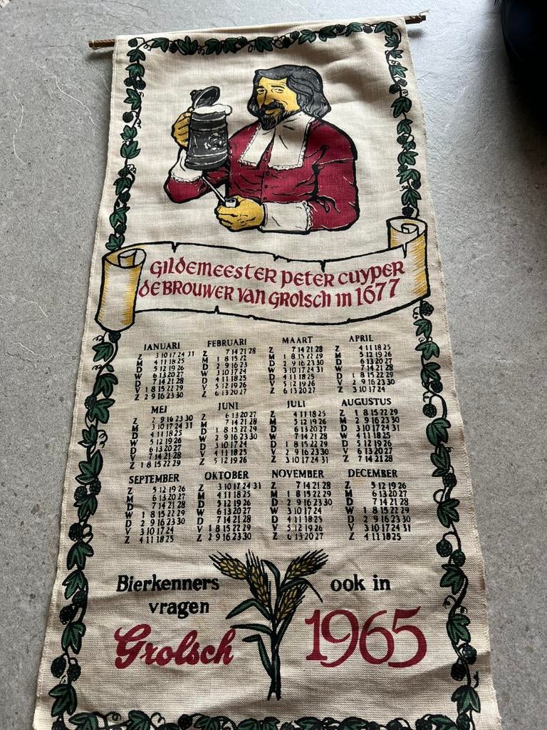 Grolsch 1965 collectors item in uitstekende staat!, Ophalen of Verzenden, Gebruikt, Overige typen