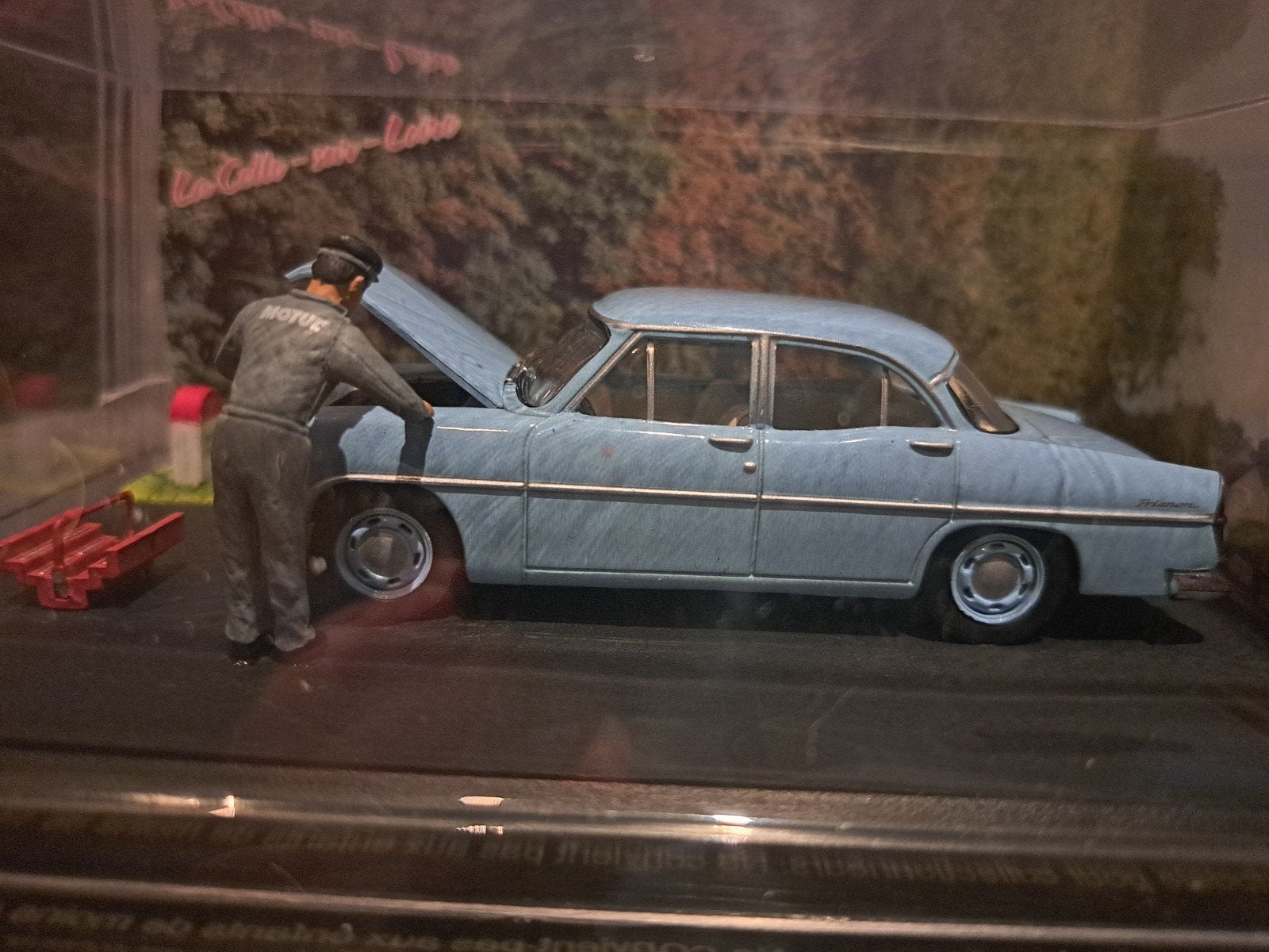 Simca Trianon modelauto met diorama - La Route Bleue, Overige merken, 1:50 of kleiner, Auto, Nieuw