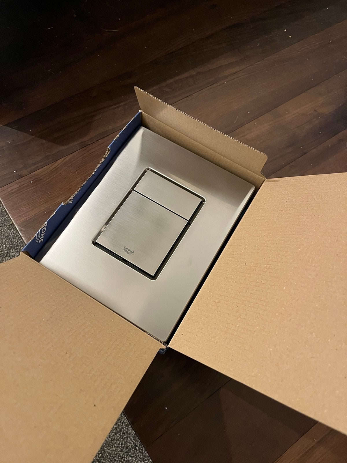 3x Grohe bedieningsplaat inbouwreservoir rvs, Ophalen of Verzenden, Nieuw, Rvs, Toilet