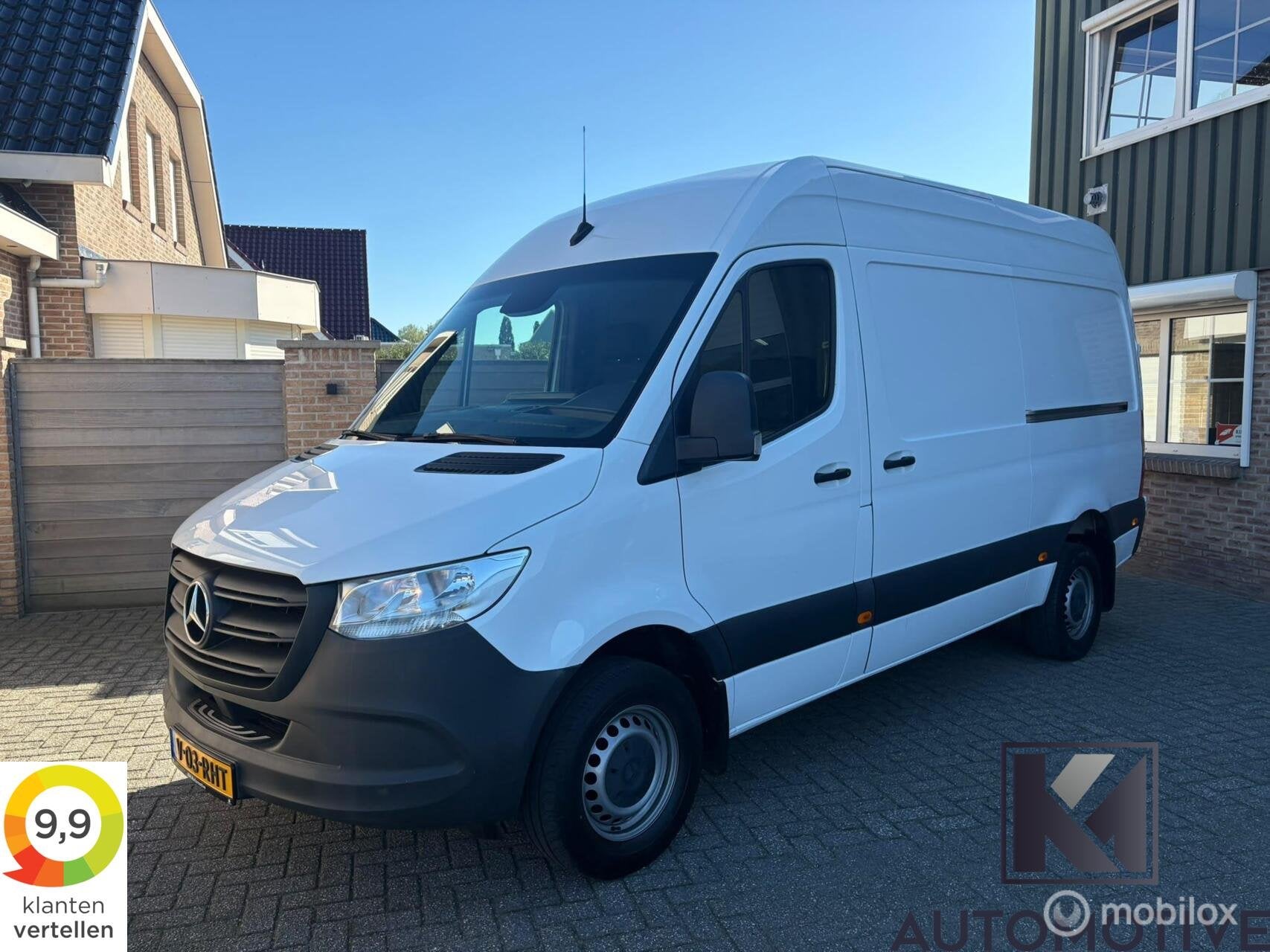Mercedes Sprinter 319 3.0V6 CDI L2H2|Dealer ond|Trekhaak|Car, Auto's, Automaat, Dealer onderhouden, Achterwielaandrijving, 190 pk