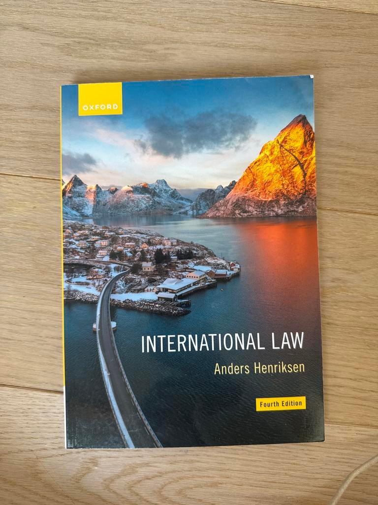 International Law Anders Henriksen 4de editie, Boeken, Studieboeken en Cursussen, Ophalen of Verzenden, Gamma, Nieuw, WO