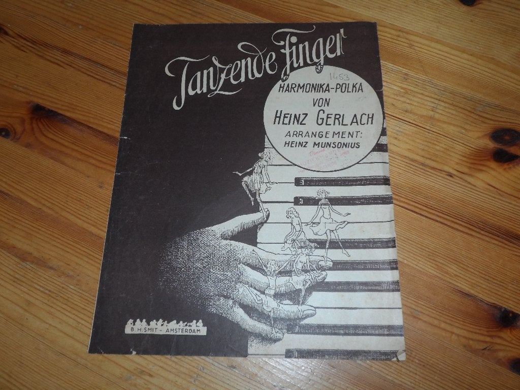 Tanzende finger - heinz gerlach / heinz munsonius, Gebruikt, Ophalen of Verzenden, Artiest of Componist, Piano
