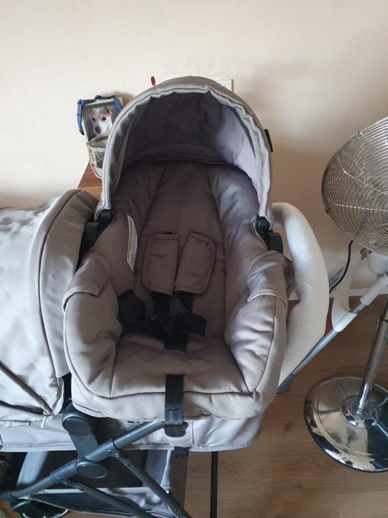 3/1mooie kinderwagen, Gebruikt, Met reiswieg, Ophalen, Kinderwagen