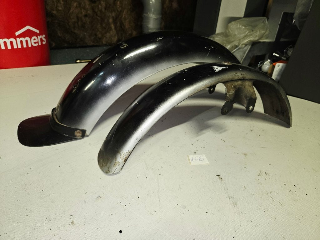 MZ ETZ 125/150/251  – voor- en achterspatborden DDR, Motoren, Verzenden, Overige merken