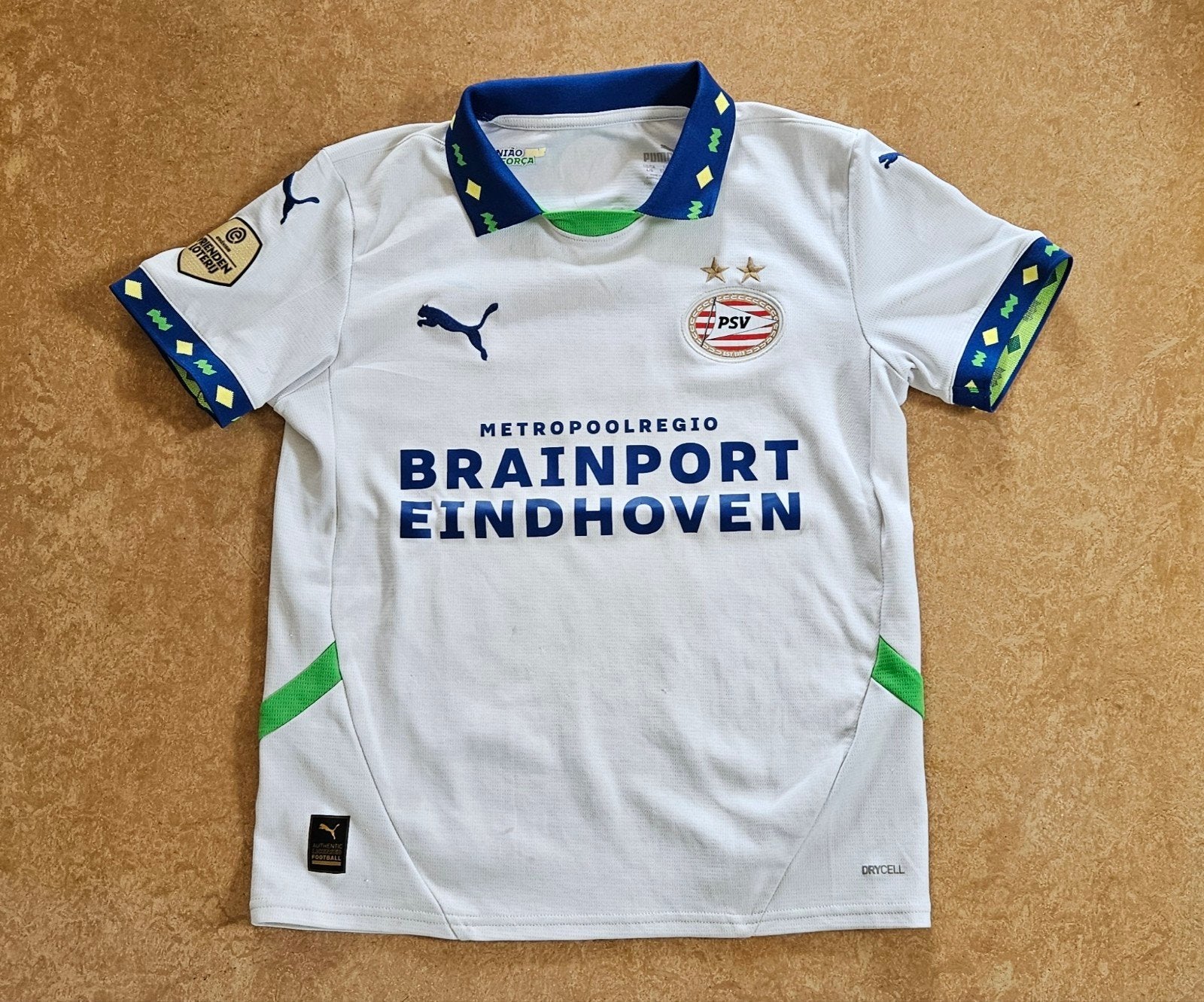 PSV uit-shirt De Jong #9 - PUMA maat 164, Kinderen en Baby's, Ophalen of Verzenden
