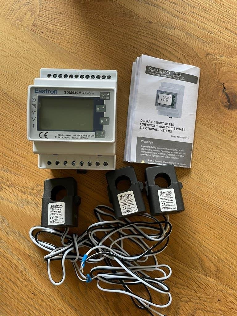Eastron SDM60MCT met 3 CT spoelen, Ophalen of Verzenden, Nieuw, Overige merken, Overige typen
