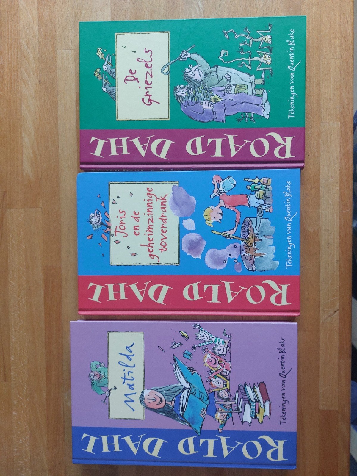 Roald Dahl Boeken: Matilda, Joris en de Griezels, Boeken, Ophalen of Verzenden, Zo goed als nieuw, Roald Dahl, Fictie algemeen