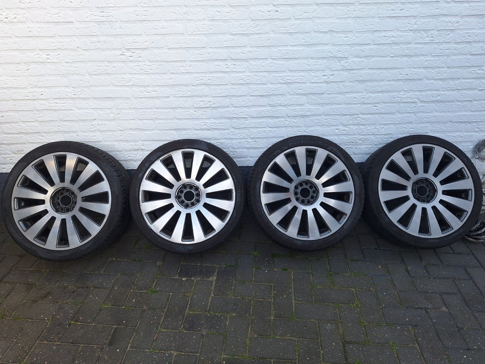 Audi 19 inch multisteek velgen, 255 mm, Banden en Velgen, Zomerbanden, Ophalen