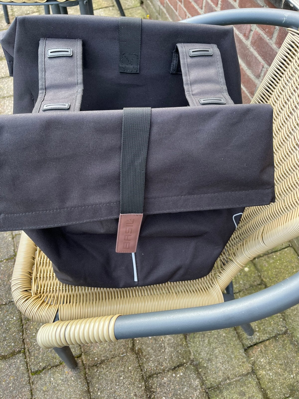 Zwarte fietstassen, Fietsen en Brommers, Ophalen, Zo goed als nieuw