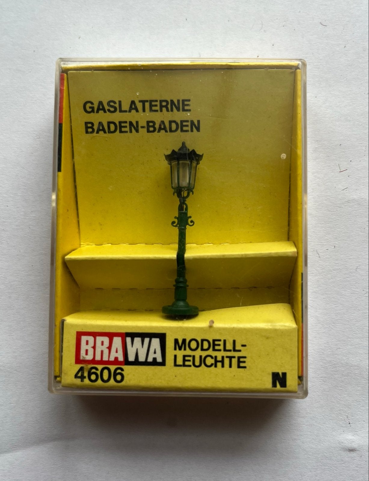 Brawa 4606 Gaslantaarn Baden-Baden N-schaal, Ophalen of Verzenden, Zo goed als nieuw, Overige typen, Overige merken