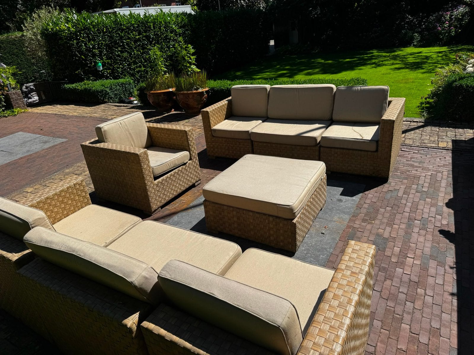 Beach 7 tuinloungeset, Ophalen, Gebruikt, Kunststof