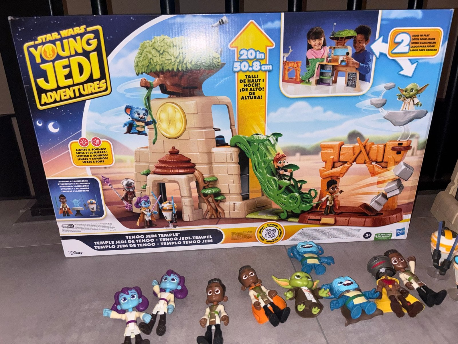 Star Wars Young Jedi Adventures Tenoo Jedi Tempel Speelset, Ophalen, Zo goed als nieuw