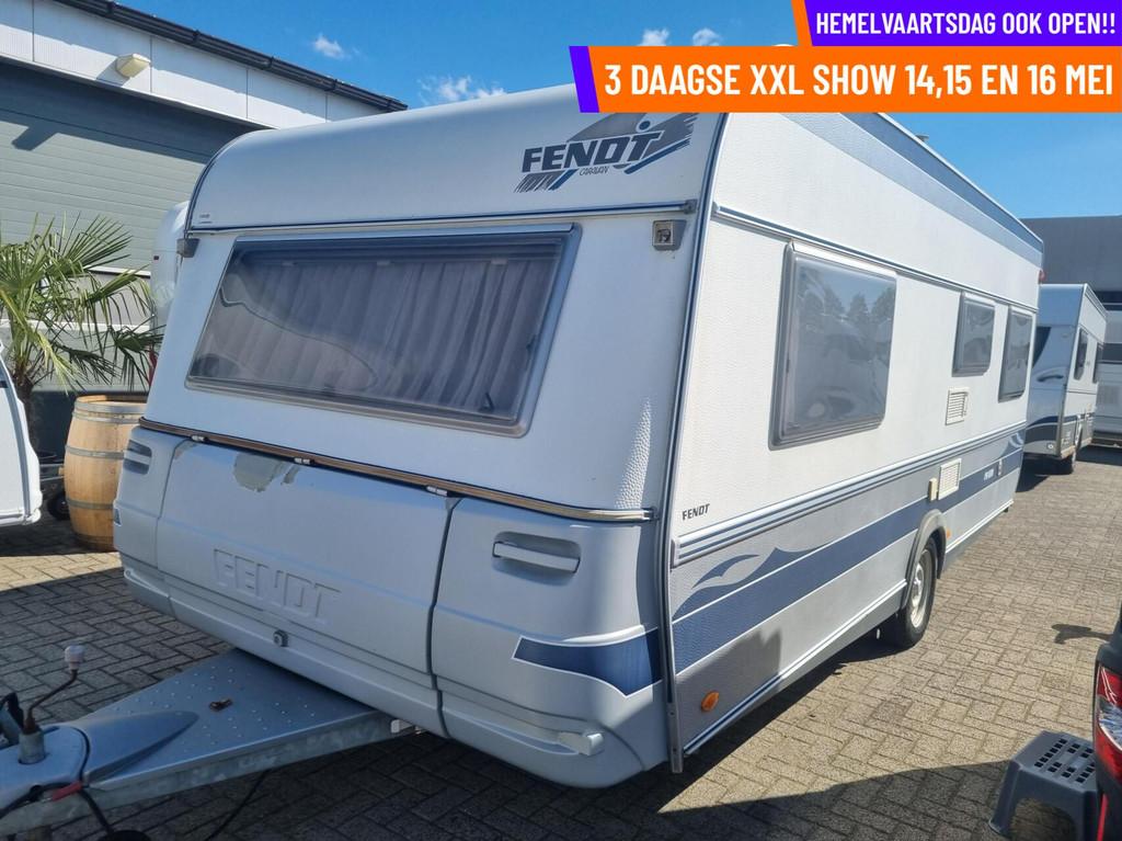 FENDT PLATIN 540 TG MOVER + AIR TENT + ENKELE BEDDEN +250 CM, Rondzit, 7 tot 8 meter, Bedrijf, Mover