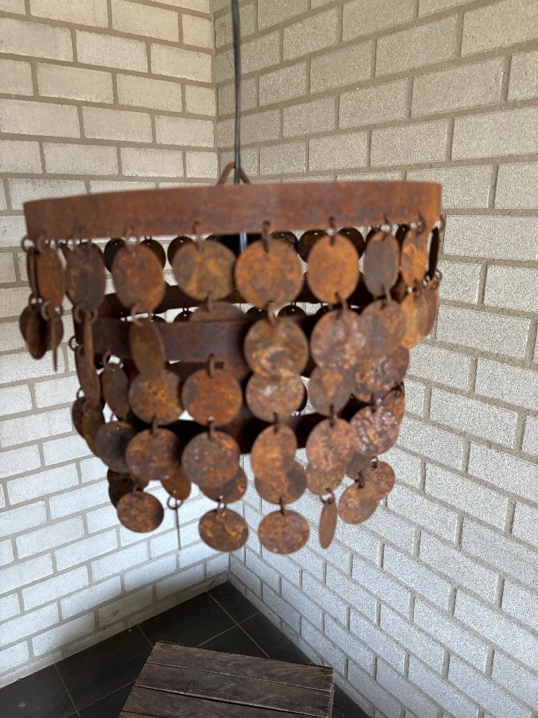 Landelijke hanglamp, Antiek en Kunst, Curiosa en Brocante, Ophalen of Verzenden