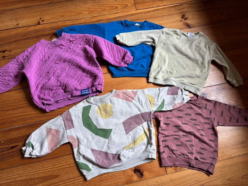 Truien mt 98/104 en 104 los te koop Zara etc, Ophalen of Verzenden, Gebruikt, Jongen of Meisje, Trui of Vest