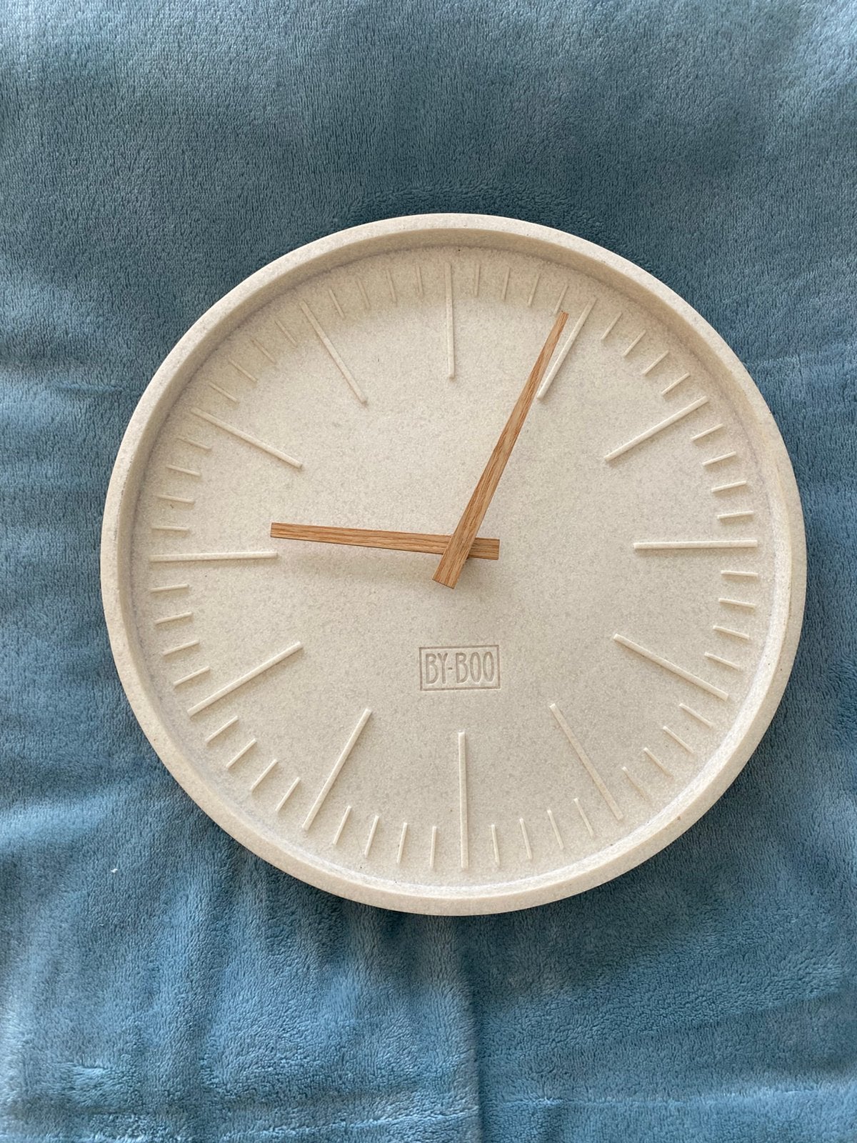 Wandklok by boo, Ophalen, Zo goed als nieuw, Wandklok