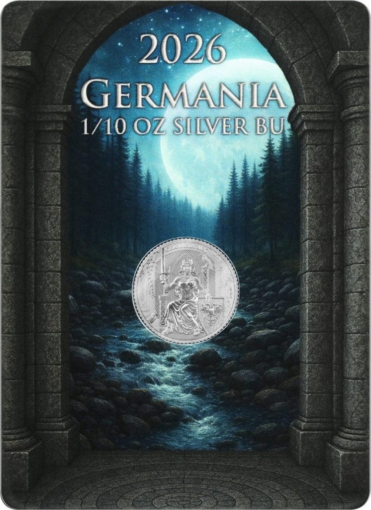 Germania 1/10 oz Zilver 2026 BU, Verzenden, Zilver