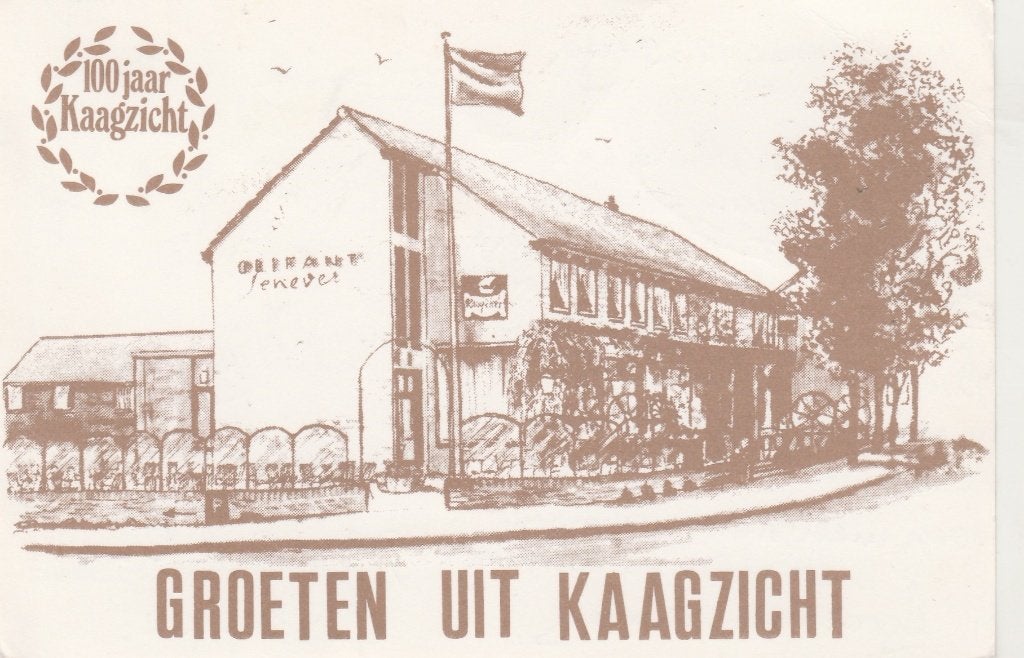 BUITENKAAG Restaurant Kaagzicht 100 Jaar, Verzenden, 1980 tot heden, Gelopen, Noord-Holland