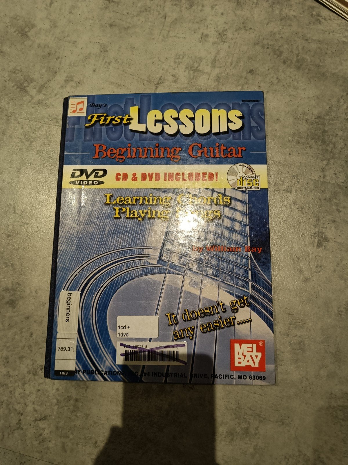 Gitaar leren spelen: complete beginnersset William Bay, Muziek en Instrumenten, Bladmuziek, Gitaar, Klassiek, Les of Cursus, Ophalen of Verzenden