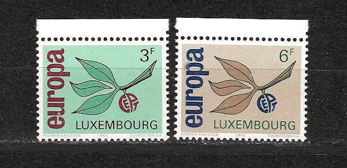Luxemburg 715-716 postfris, Ophalen of Verzenden, Luxemburg, Postfris