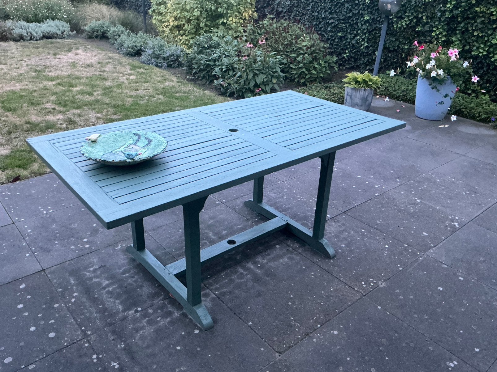 Tuintafel gratis ophalen, Tuin en Terras, Ophalen, Zo goed als nieuw, Rechthoekig, Hout