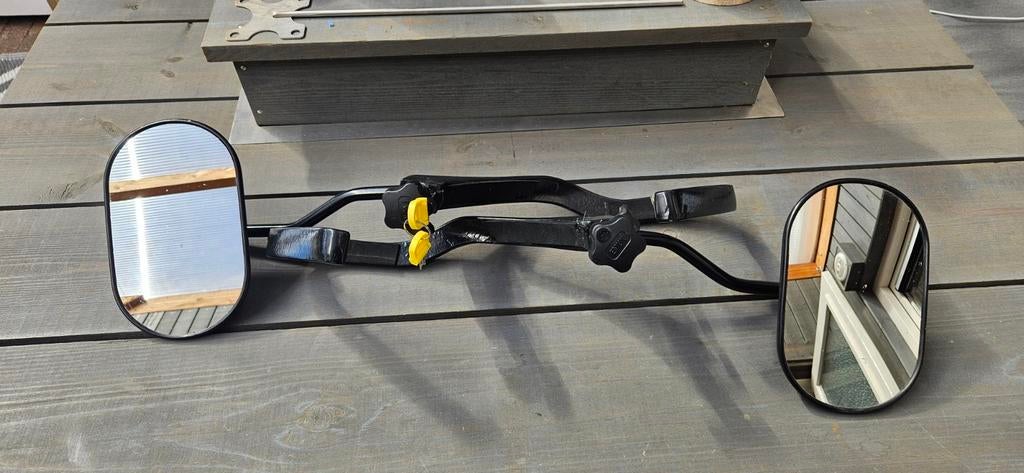 Caravaan spiegel kleur zwart .Emuk incl. Slot.voor Volvo V40, Ophalen of Verzenden
