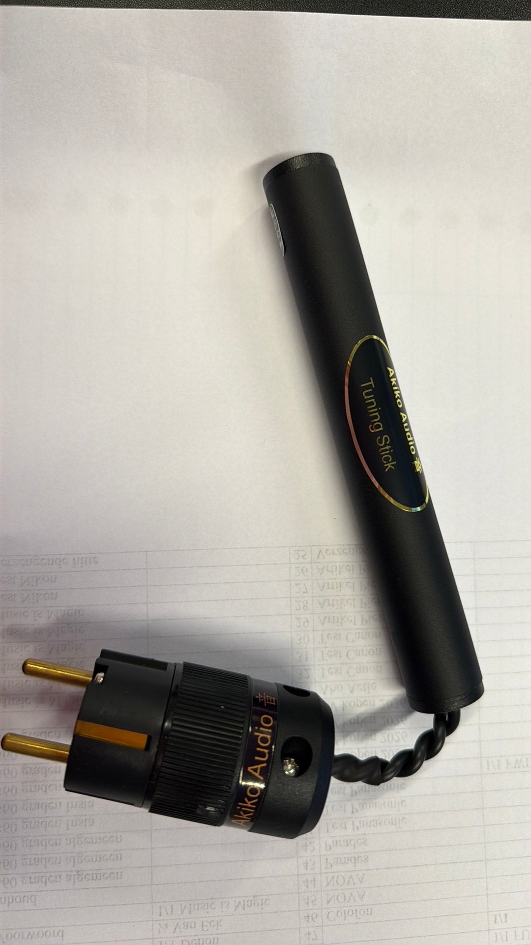 Akiko Audio Tuning Stick AC mkiii, Ophalen of Verzenden, Nieuw, Minder dan 2 meter, Overige kabels
