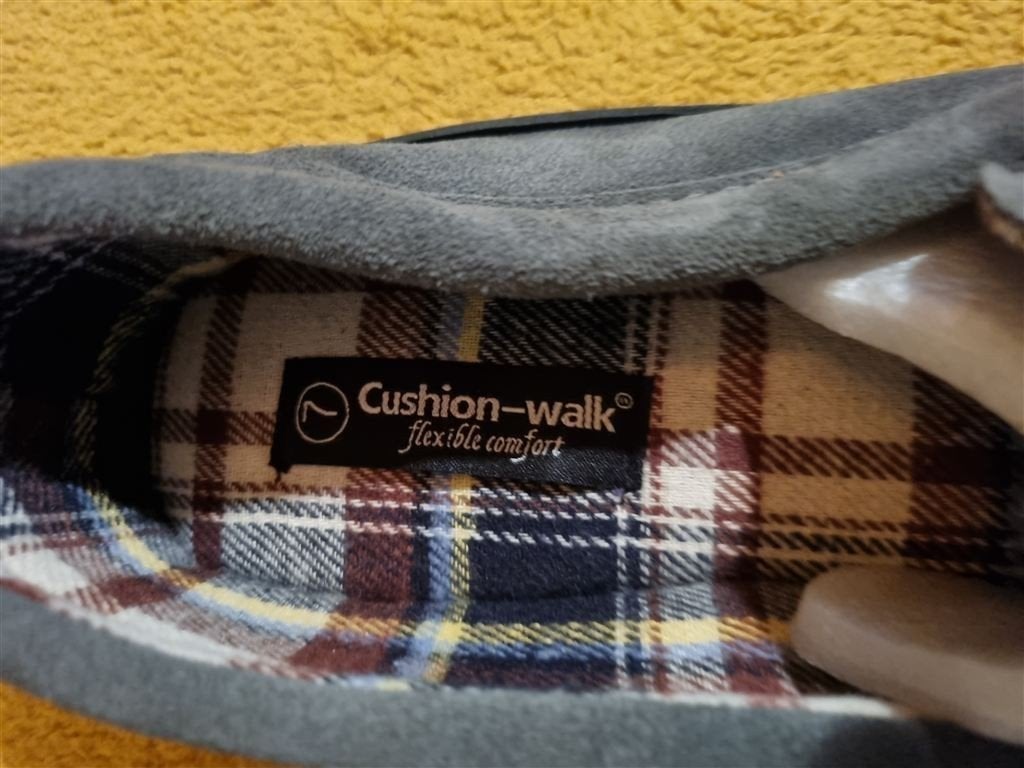 Foto 6 van Cushion-Walk flexible comfort Suede Moccasin slippers grijs