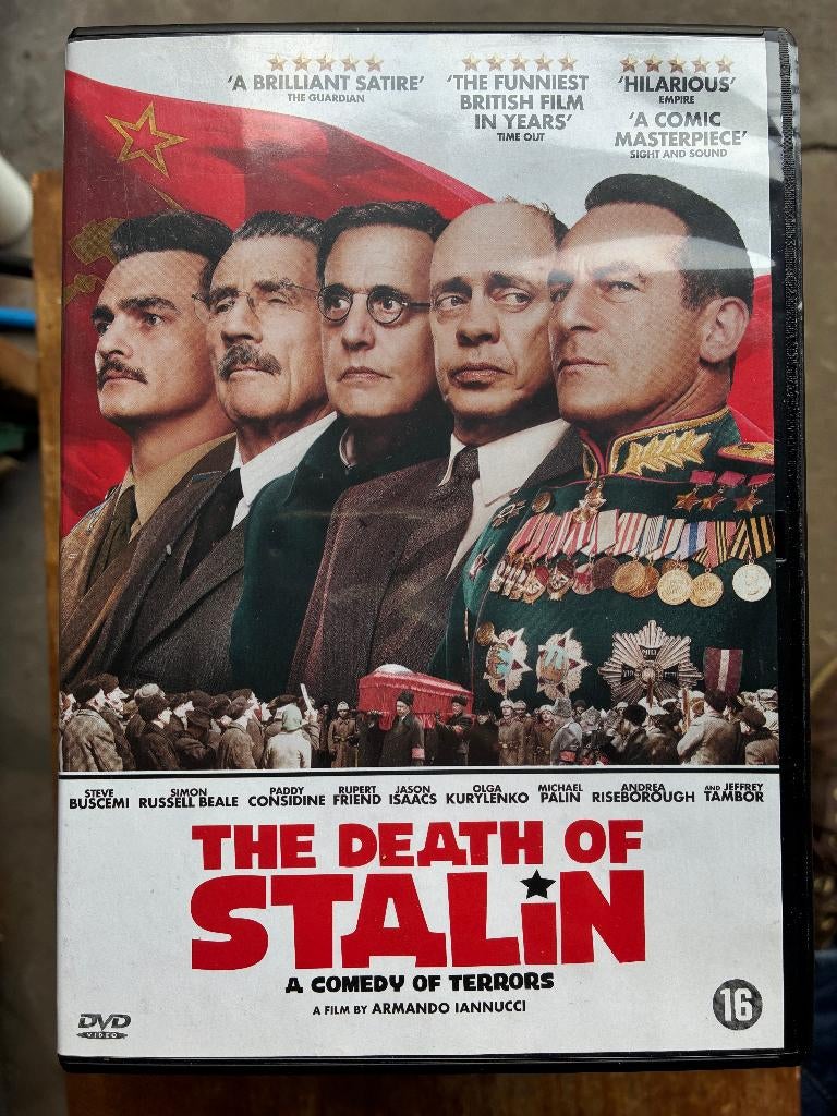 The Death of Stalin DVD, Vanaf 16 jaar, Ophalen of Verzenden, Zo goed als nieuw, Waargebeurd drama