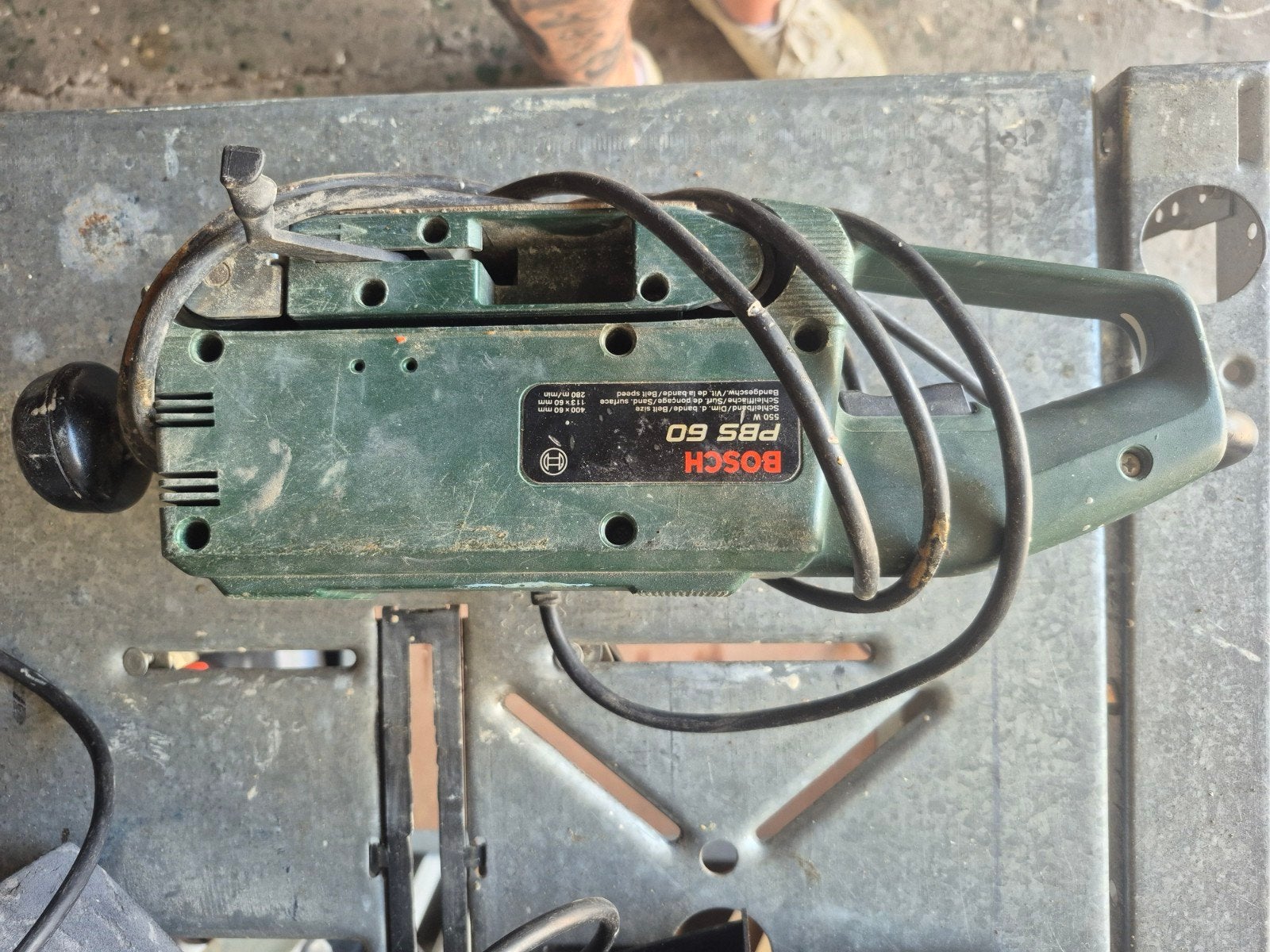 Bosch PBS 60 Bandschuurmachine - Gebruikt, Ophalen of Verzenden