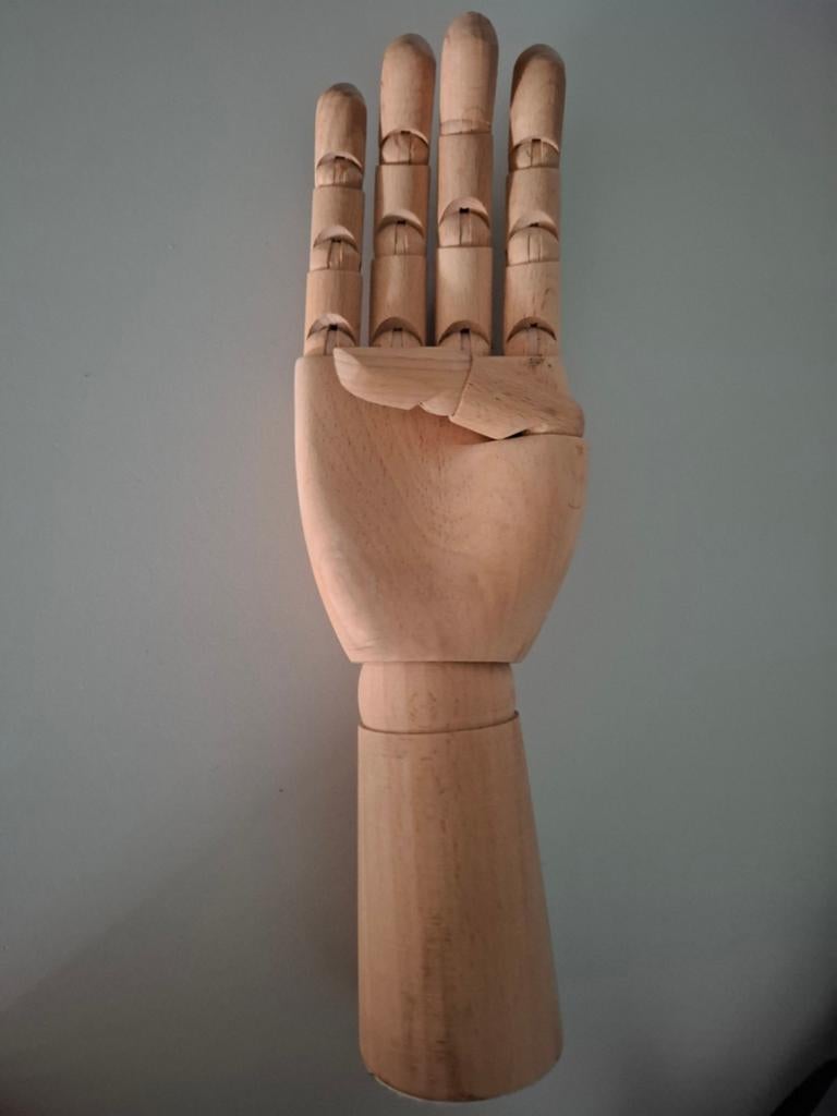 Houten tekenhand, Ophalen of Verzenden, Overige typen