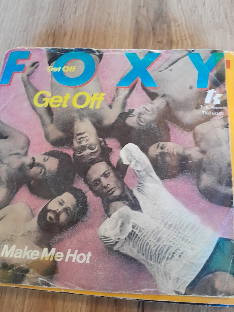 Foxy 7 inch get off, Cd's en Dvd's, Vinyl Singles, Ophalen of Verzenden, Zo goed als nieuw, Pop