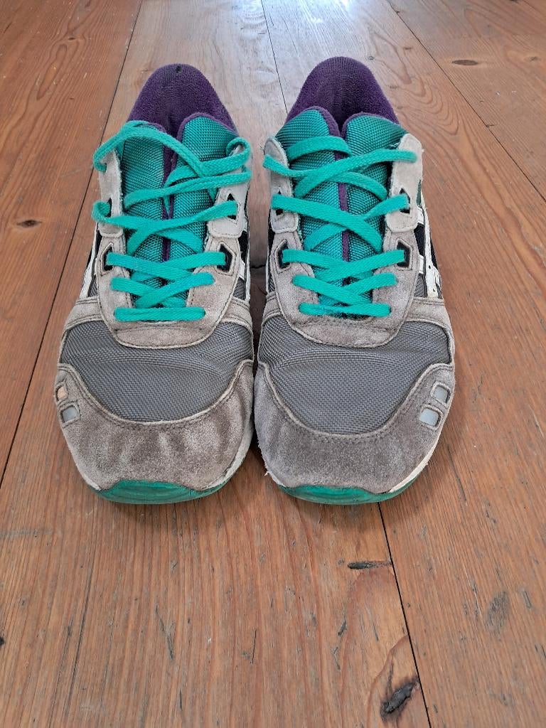 ASICS Gel-Lyte III "Grey/White" Maat 43,5, Overige kleuren, Ophalen of Verzenden, Sneakers of Gympen, Gedragen