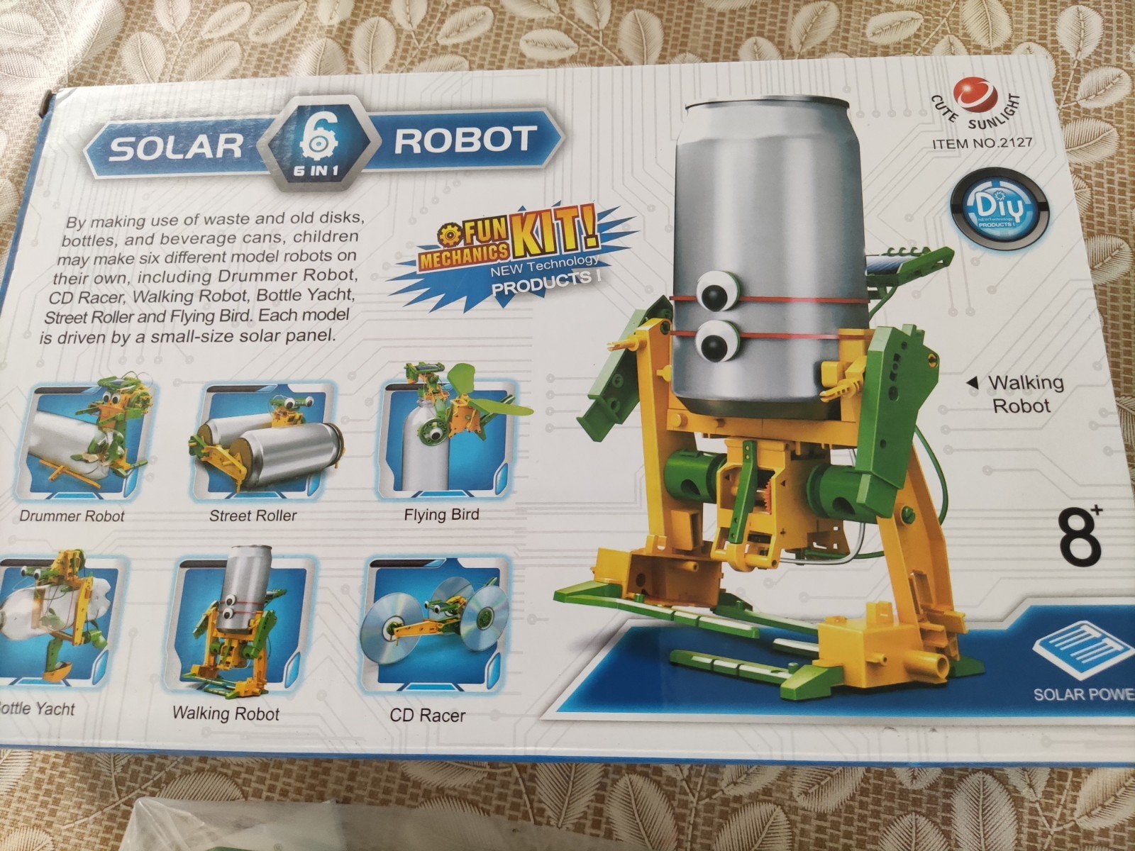 Solar Robot  6 in 1, Ophalen of Verzenden, Zo goed als nieuw, Bouwen
