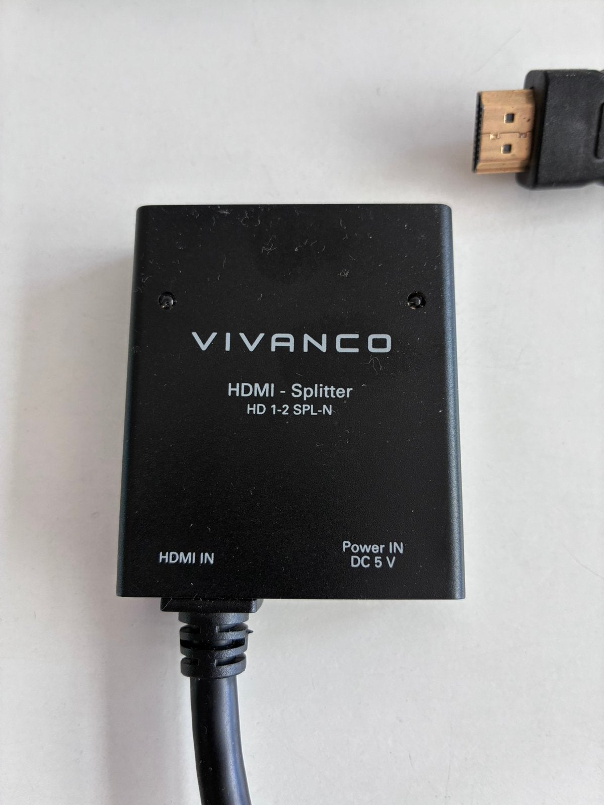Vivanco HDMI splitter HD1-2 SPL-N, Ophalen of Verzenden, Zo goed als nieuw