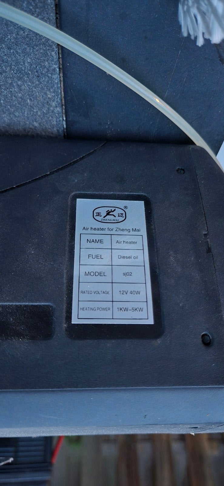 Dieselverwarming 5kW 12V met toebehoren en volle tank, Ophalen, Gebruikt, 800 watt of meer, Kachel