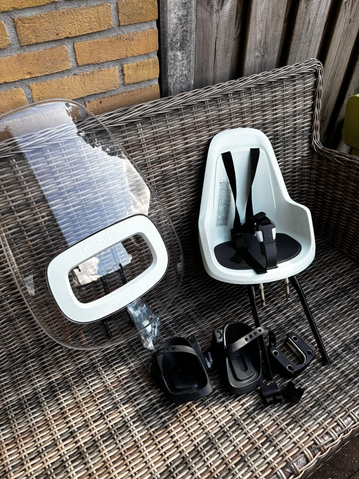 Bobike fietsstoeltje GO mini, Ophalen, Gebruikt, Voetsteuntjes, Voorzitje