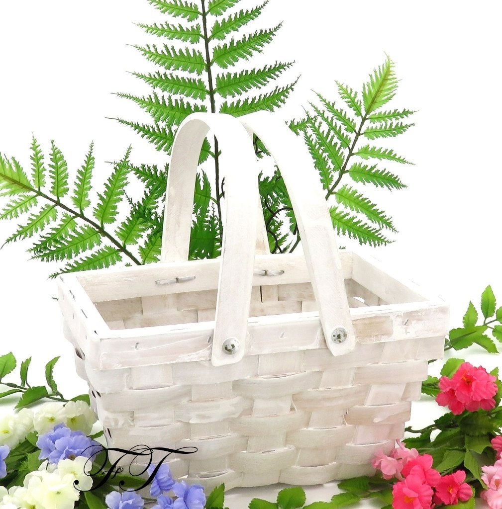 Zeer luxe langwerpig witte rieten strooimandje., Ophalen of Verzenden, Nieuw, Feestartikel, Geboorte of Huwelijk
